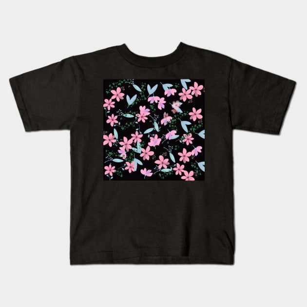 roses and thorns Kids T-Shirt by reyhanartstudio